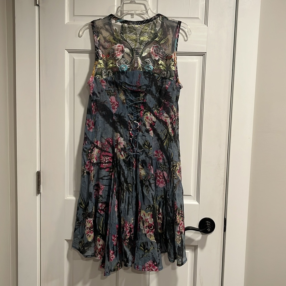 Aratta Silent Journey Floral Tunic Size Medium - Picture 4 of 8